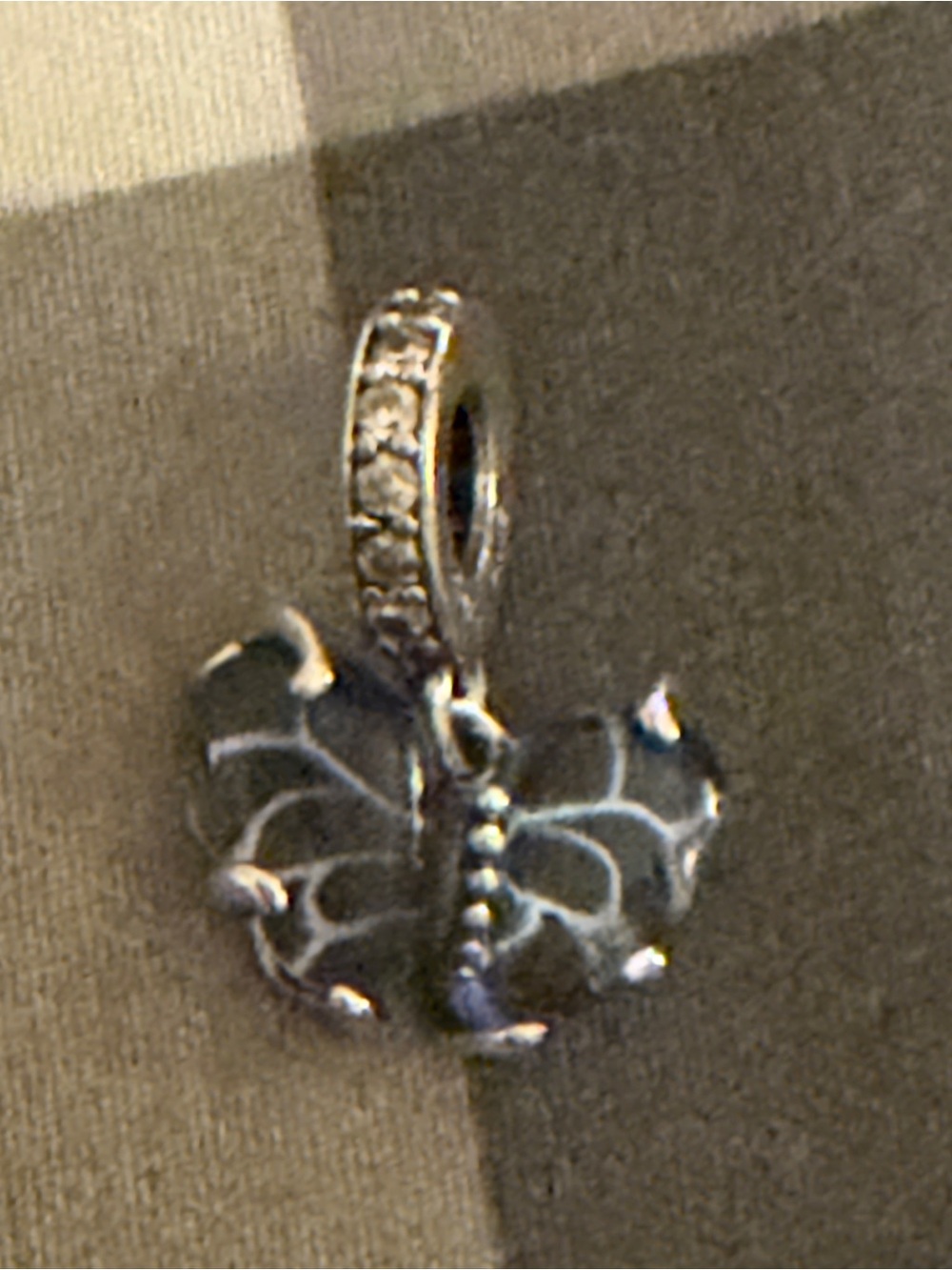 Pandora Silver Butterfly Dangle Charm - Silver